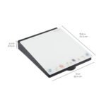 Desktop Whiteboard Glass Board 10 x 14 Inch) - Easy to Write & Erase - Image 2