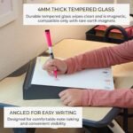 Desktop Whiteboard Glass Board 10 x 14 Inch) - Easy to Write & Erase - Image 4