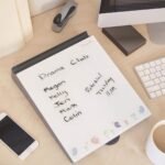 Desktop Whiteboard Glass Board 10 x 14 Inch) - Easy to Write & Erase - Image 8