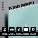 STEPLO (Aqua Marine) Glass Writing Board For Home Office - Image 2