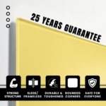 STEPLO (Pastel Yellow) Office Glass Board - No More Paper Waste - Image 2