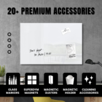 STEPLO (Best Selling) White Glass Board For Office - Built To Last - Image 8