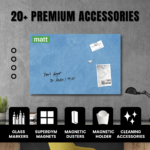 STEPLO (Design Blue) Magnetic Glass Wipe Boards - High Quality - Image 4