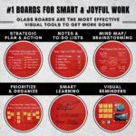 STEPLO (Red) Magnetic Glass Dry Erase Board - Modern & Sleek - Image 10