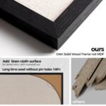 Wooden (Black) Framed Bulletin Board for Office - 1.5 x 2 feet - Image 5