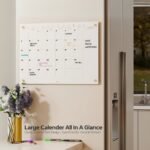 White (Magnetic) Monthly Glass Board Planner/ Organizer -17 x 24 Inch - Image 3