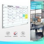 White (Magnetic) Monthly Glass Board Planner for Wall - 24 x 36 Inch - Image 6