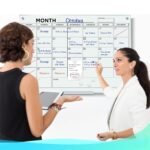 White (Magnetic) Monthly Glass Board Planner for Wall - 24 x 36 Inch - Image 8