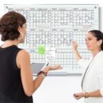 White (Magnetic) Glass Whiteboard Yearly Calendar Planner - 36 x 46 Inch - Image 3