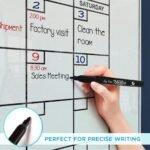 White (Magnetic) Glass Whiteboard Yearly Calendar Planner - 36 x 46 Inch - Image 4