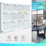 White (Magnetic) Glass Whiteboard Yearly Calendar Planner - 36 x 46 Inch - Image 5