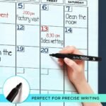 White (Magnetic) Yearly Glass Board Calendar Planner - 36 x 46 Inch - Image 5
