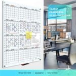 White (Magnetic) Yearly Glass Board Calendar Planner - 36 x 46 Inch - Image 7
