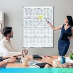 White (Magnetic) Yearly Glass Board Calendar Planner - 36 x 46 Inch - Image 8
