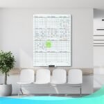 White (Magnetic) Yearly Glass Board Calendar Planner - 36 x 46 Inch - Image 9