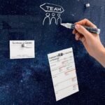STEPLO (Starry Sky) Magnetic Glass Whiteboard - Ultra Smooth - Image 3