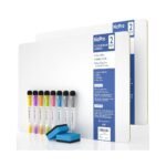 Dual-Sided Small Whiteboard For Office - Pack of 2 (12 x 16 Inch)