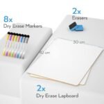 Dual-Sided Small Whiteboard For Office - Pack of 2 (12 x 16 Inch) - Image 6
