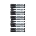 U Brands (Black) Glass Board Markers (Bullet Tip | Pack of 12)