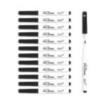 Magnetic (Low-Odor) White Board Markers (Ultra-Fine Tip | Pack of 12)