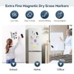 Magnetic (Low-Odor) White Board Markers (Ultra-Fine Tip | Pack of 12) - Image 4