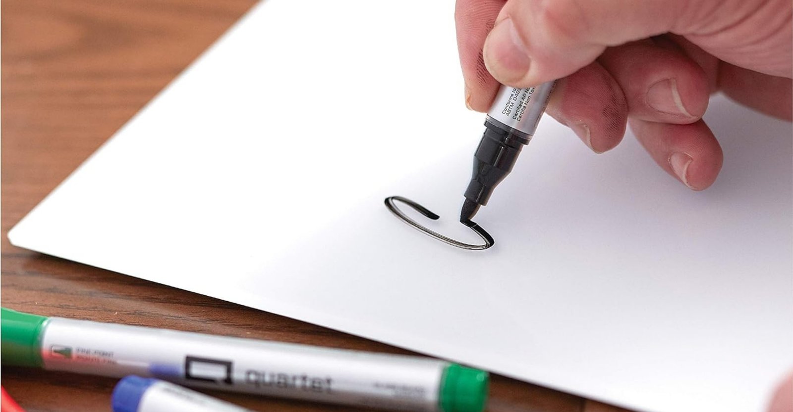 Sleek and efficient office desk whiteboards for quick notes and organization.