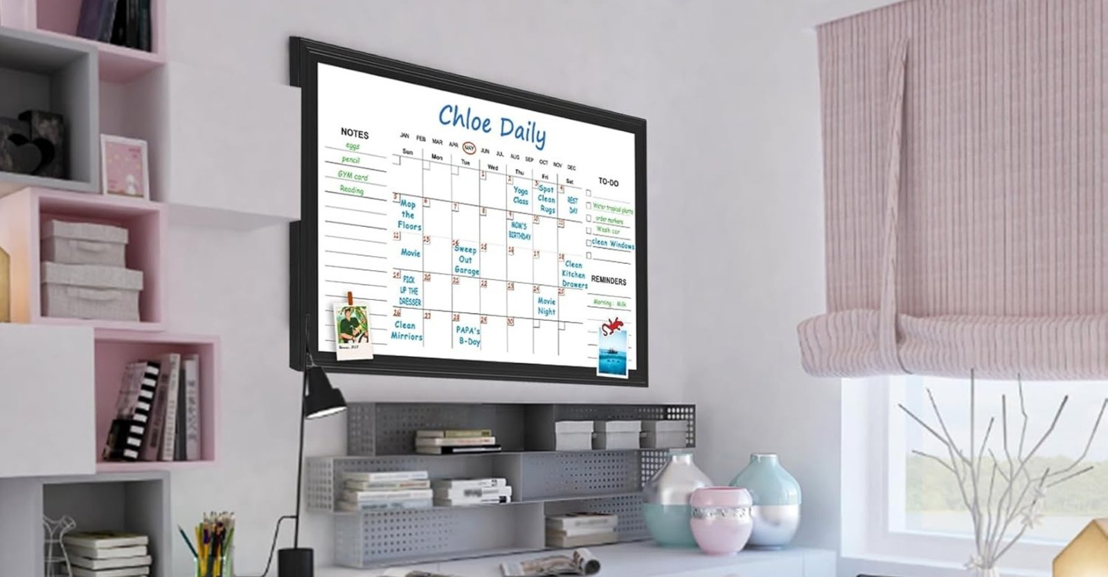 Plan and organize your office schedule with whiteboard planners for professionals.
